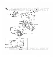 CARTER MOTEUR DROIT(S) pour Kawasaki VN1500 CLASSIC TOURER