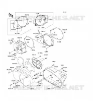 CARTER MOTEUR GAUCHE pour Kawasaki VN1500 CLASSIC TOURER