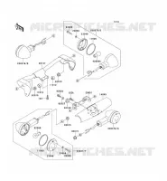 CLIGNOTANTS pour Kawasaki VN1500 CLASSIC TOURER