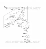 EMBRAYAGE MAITRE CYLINDRE pour Kawasaki VN1500 CLASSIC TOURER