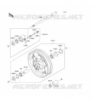 ROUE AVANT pour Kawasaki VN1500 CLASSIC TOURER