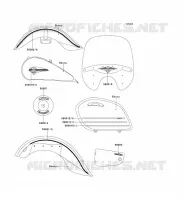 STICKER(EBONY) pour Kawasaki VN1500 CLASSIC TOURER