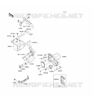 SUPPORT BATTERIE pour Kawasaki VN1500 CLASSIC TOURER