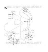 SYSTEME D'EVAPORATION CARBURANT pour Kawasaki VN1500 CLASSIC TOURER