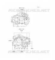 BOULON CARTER MOTEUR pour Kawasaki VN1500 CLASSIC TOURER
