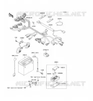 CHASSIS EQUIPMENT ELECTRIQUE pour Kawasaki VN1500 CLASSIC TOURER