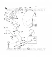 POMPE A HUILE/FILTRE &Agrave; HUILE pour Kawasaki VN1500 CLASSIC TOURER