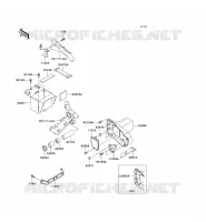 SUPPORT BATTERIE pour Kawasaki VN1500 CLASSIC TOURER