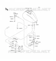 SYSTEME D'EVAPORATION CARBURANT pour Kawasaki VN1500 CLASSIC TOURER