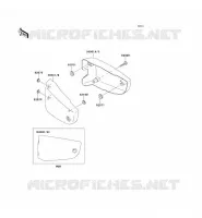 CACHE LAT&Eacute;RAL pour Kawasaki VN1500 CLASSIC TOURER