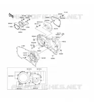 CARTER MOTEUR DROIT(S) pour Kawasaki VN1500 CLASSIC TOURER