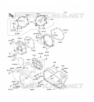 CARTER MOTEUR GAUCHE pour Kawasaki VN1500 CLASSIC TOURER