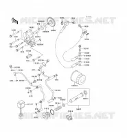 POMPE A HUILE/FILTRE &Agrave; HUILE pour Kawasaki VN1500 CLASSIC TOURER