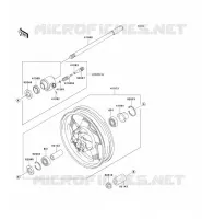 ROUE AVANT pour Kawasaki VN1500 CLASSIC TOURER