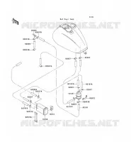 SYSTEME D'EVAPORATION CARBURANT pour Kawasaki VN1500 CLASSIC TOURER
