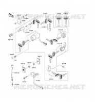 CONTACTEUR SERRURE/R&Eacute;FLECTEUR pour Kawasaki VN1500 CLASSIC TOURER