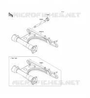 BRAS OSCILLANT pour Kawasaki VN1500 CLASSIC TOURER