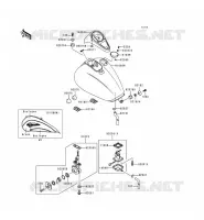 RESERVOIR CARBURANT pour Kawasaki VN1500 CLASSIC TOURER