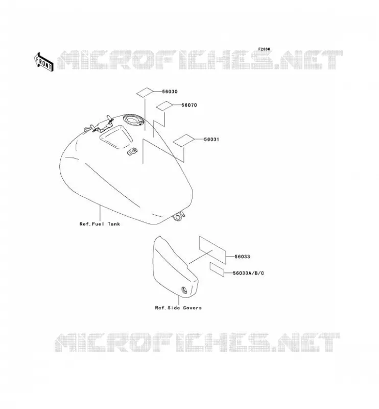 LABEL Kawasaki MOTOS 1500 2000 VN1500 CLASSIC FI  VN1500-N1H
