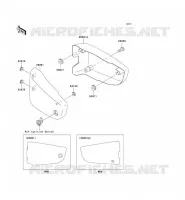 CACHE LAT&Eacute;RAL pour Kawasaki VN1500 CLASSIC FI