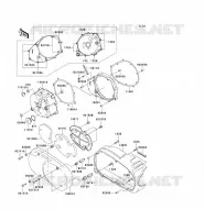 CARTER MOTEUR GAUCHE pour Kawasaki VN1500 CLASSIC FI