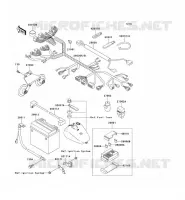 CHASSIS EQUIPMENT ELECTRIQUE pour Kawasaki VN1500 CLASSIC FI