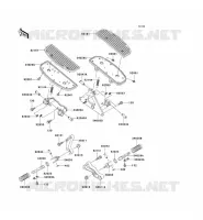 REPOSE PIED pour Kawasaki VN1500 CLASSIC FI