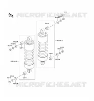 SUSPENSION/AMORTISSEUR pour Kawasaki VN1500 CLASSIC FI