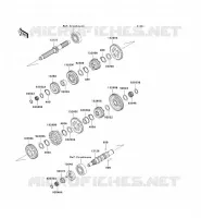 TRANSMISSION pour Kawasaki VN1500 CLASSIC FI