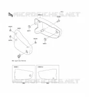 CACHE LAT&Eacute;RAL pour Kawasaki VN1500 CLASSIC FI