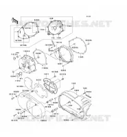 CARTER MOTEUR GAUCHE pour Kawasaki VN1500 CLASSIC FI