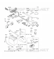 CHASSIS EQUIPMENT ELECTRIQUE pour Kawasaki VN1500 CLASSIC FI