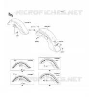 GARDE BOUE pour Kawasaki VN1500 CLASSIC FI