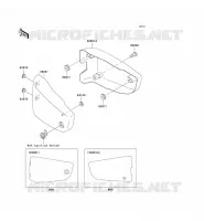 CACHE LAT&Eacute;RAL pour Kawasaki VN1500 CLASSIC FI