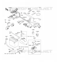 CHASSIS EQUIPMENT ELECTRIQUE pour Kawasaki VN1500 CLASSIC FI
