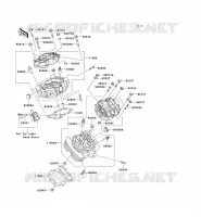 CULASSE pour Kawasaki VN1500 CLASSIC FI