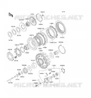 EMBRAYAGE pour Kawasaki VN1500 CLASSIC FI