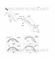 GARDE BOUE pour Kawasaki VN1500 CLASSIC FI