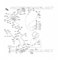 POMPE A HUILE/FILTRE &Agrave; HUILE pour Kawasaki VN1500 CLASSIC FI