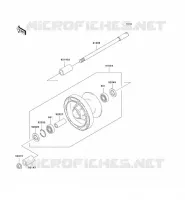 ROUE AVANT pour Kawasaki VN1500 CLASSIC FI