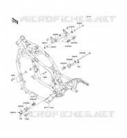 SUPPORT MOTEUR pour Kawasaki VN1500 CLASSIC FI