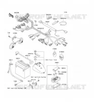CHASSIS EQUIPMENT ELECTRIQUE pour Kawasaki VN1500 CLASSIC FI