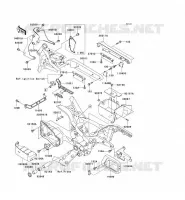 PIECE DE CADRE (COUVERTURE) pour Kawasaki VN1500 CLASSIC FI