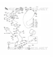 POMPE A HUILE/FILTRE &Agrave; HUILE pour Kawasaki VN1500 CLASSIC FI