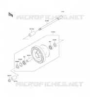 ROUE AVANT pour Kawasaki VN1500 CLASSIC FI