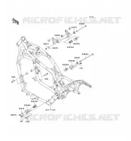 SUPPORT MOTEUR pour Kawasaki VN1500 CLASSIC FI