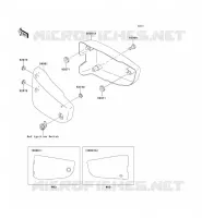 CACHE LAT&Eacute;RAL pour Kawasaki VN1500 CLASSIC FI