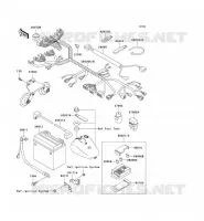 CHASSIS EQUIPMENT ELECTRIQUE pour Kawasaki VN1500 CLASSIC FI
