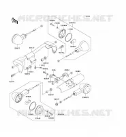 CLIGNOTANTS pour Kawasaki VN1500 CLASSIC FI
