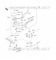 MAITRE CYLINDRE AV pour Kawasaki VN1500 CLASSIC FI